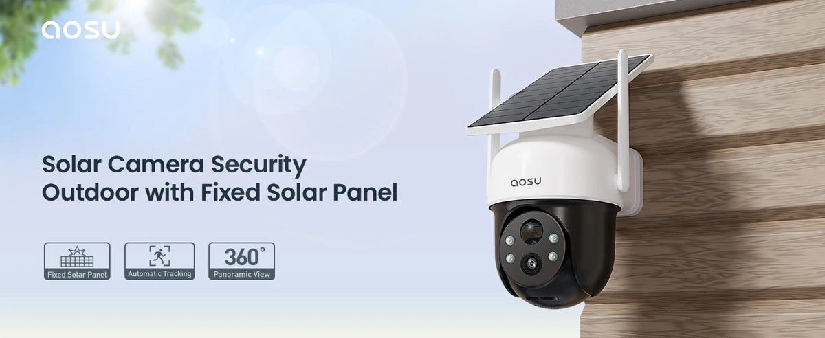 AOSU 3MP Solar Wi-Fi Camera