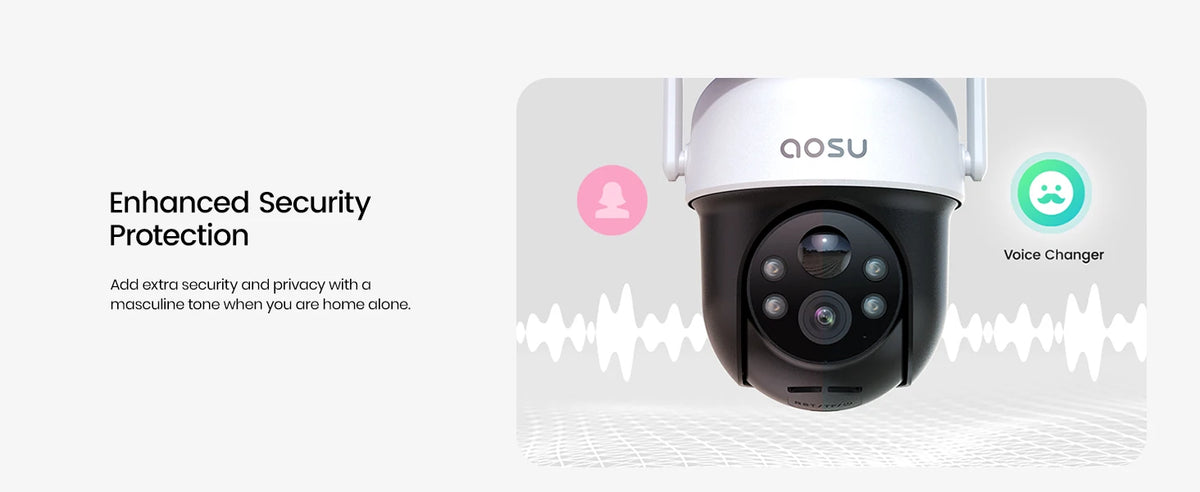 AOSU 3MP Solar Wi-Fi Camera