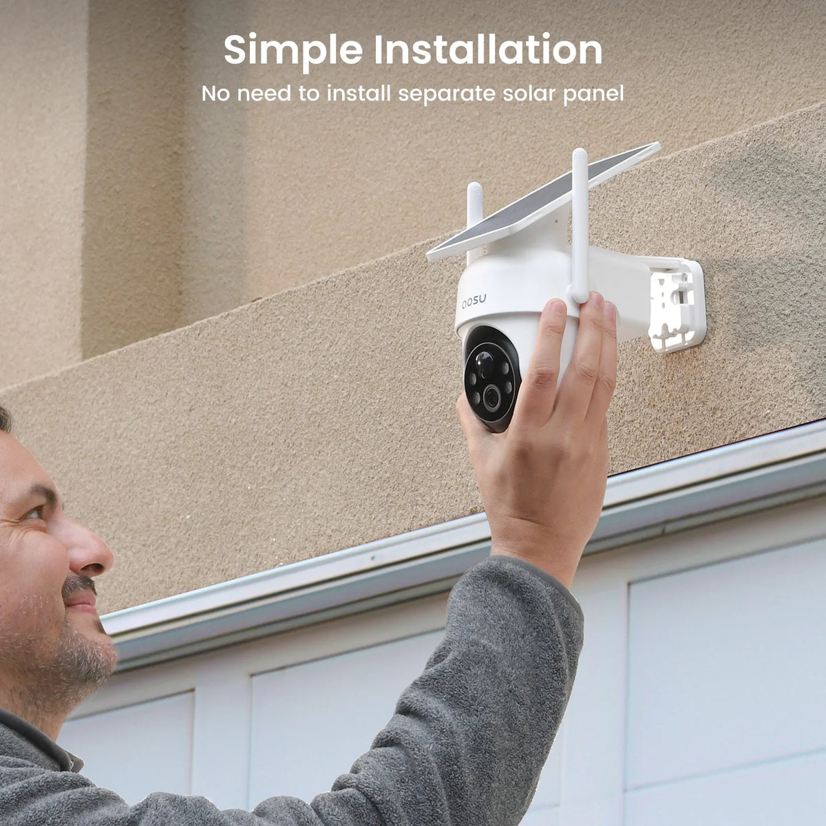 AOSU 3MP Solar Wi-Fi Camera