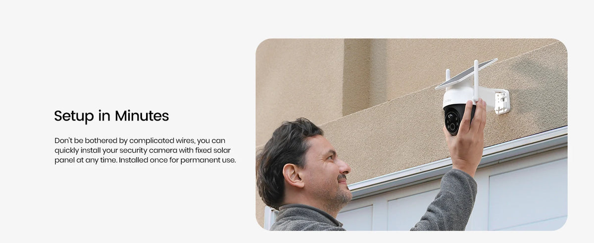 AOSU 3MP Solar Wi-Fi Camera