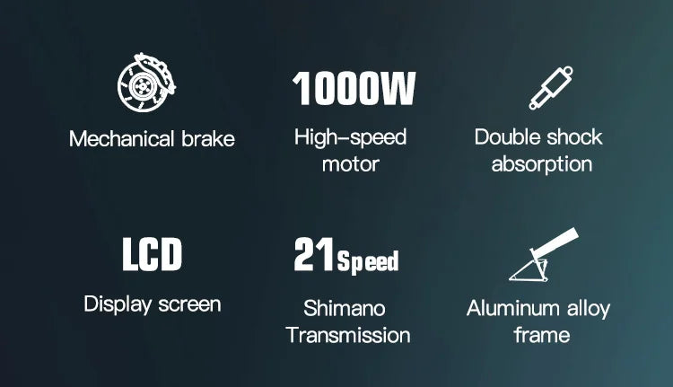 JINGHMA R3 Electric Bicycle 48V 800W
